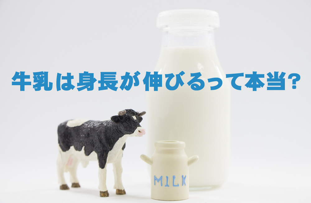 牛乳は背が伸びるのか？伸びないのか？